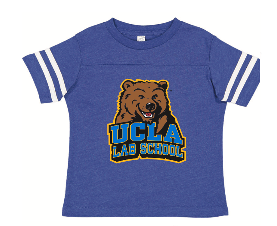 Bruin Bear Little Kid Football Tee (size 5/6 ONLY)