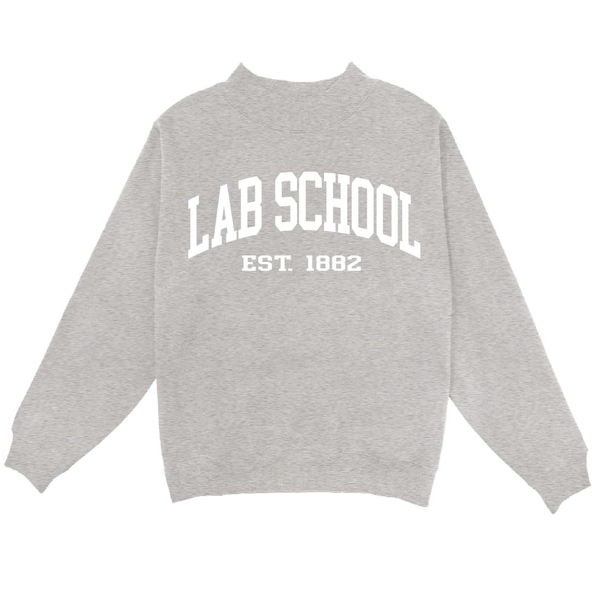 Ladies Lab School Mock Neck Sweatshirt