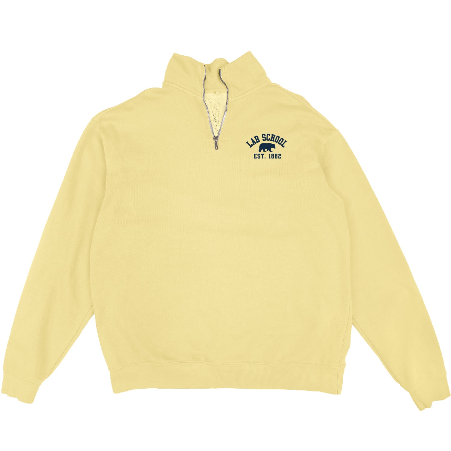 Lab School Quarter Zip – Premium Dyed Ringspun