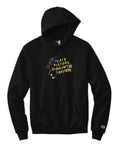 Black History Celebration Committee /BHCC ADULT Hoodie (Yellow/Blue)