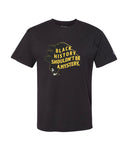 Black History Celebration Committee /BHCC  ADULT T-Shirt (yellow/blue)